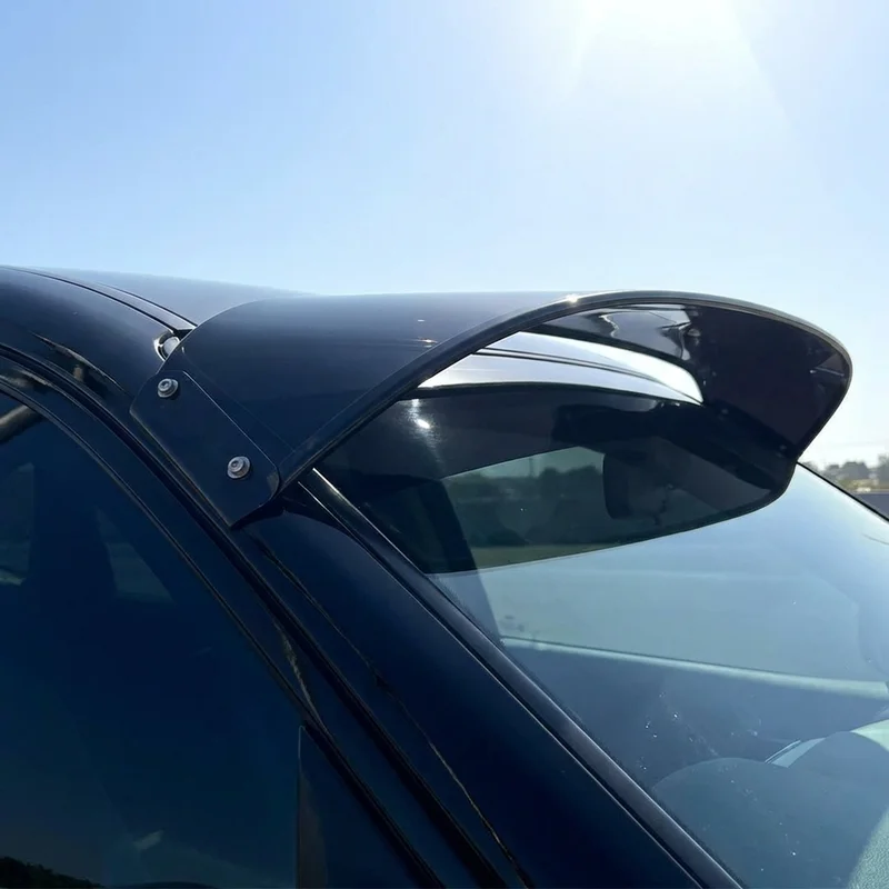 Peterbilt 320 Solid Acrylic Windscreen Sunvisor (2008 - 2018) - 1