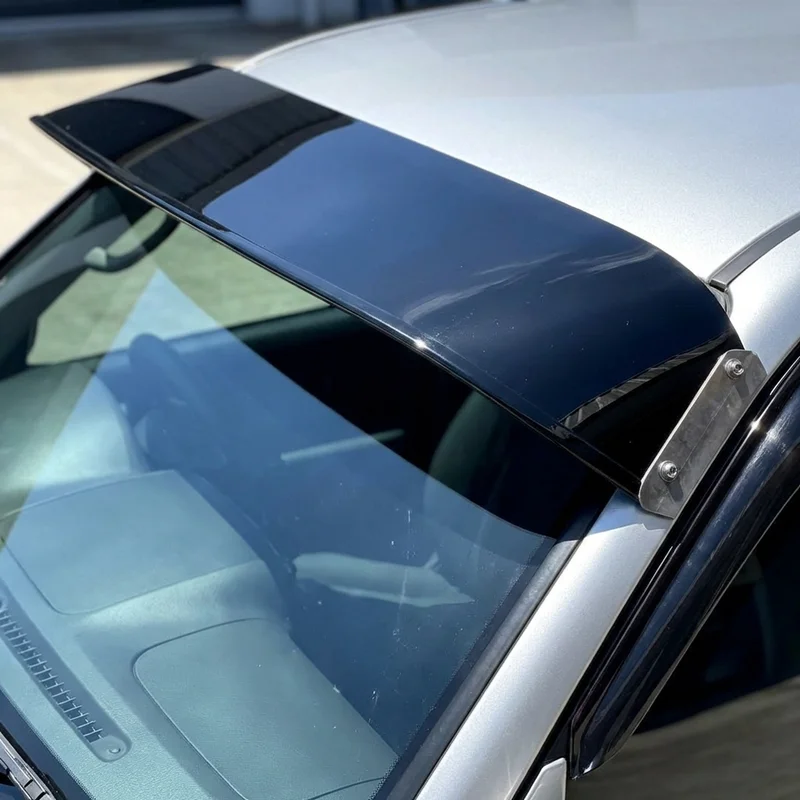 Peterbilt 337 Solid Acrylic Windscreen Sunvisor (2010 - 2022) - 1