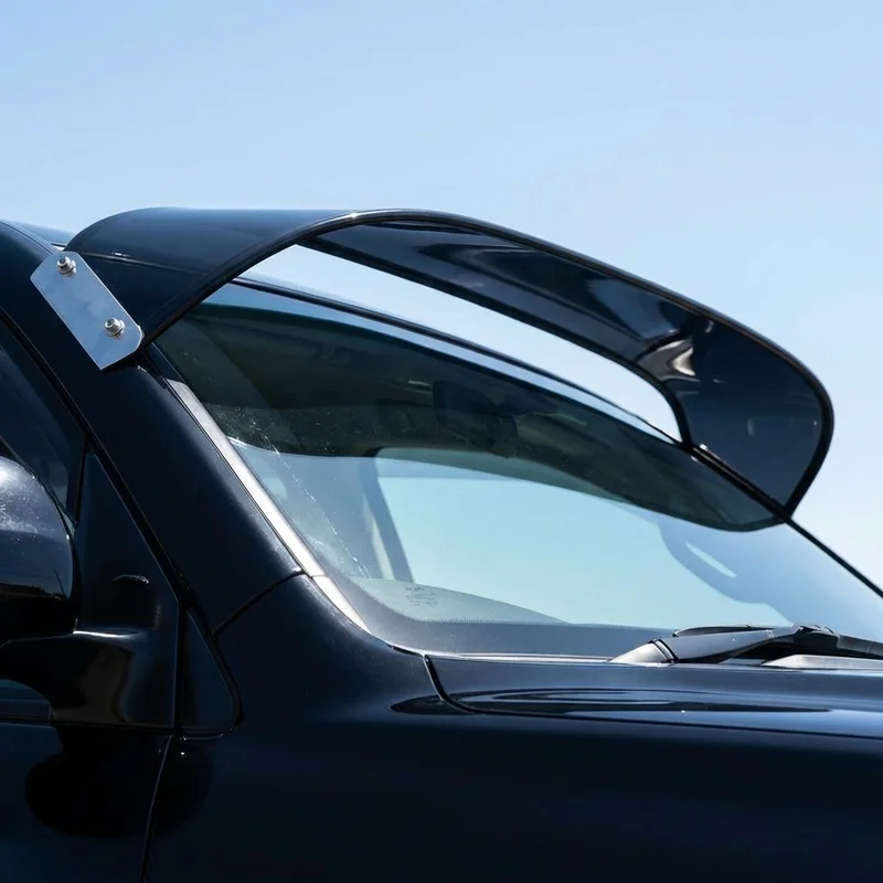 Peterbilt 353 Solid Acrylic Windscreen Sunvisor (1987 - 1988) - 1