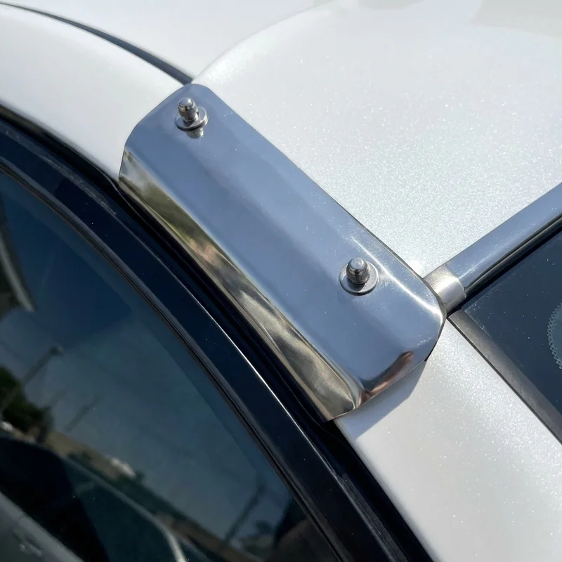 Peterbilt 365 Sunvisor Mounting Bracket Kit (2008 - 2022) - 1