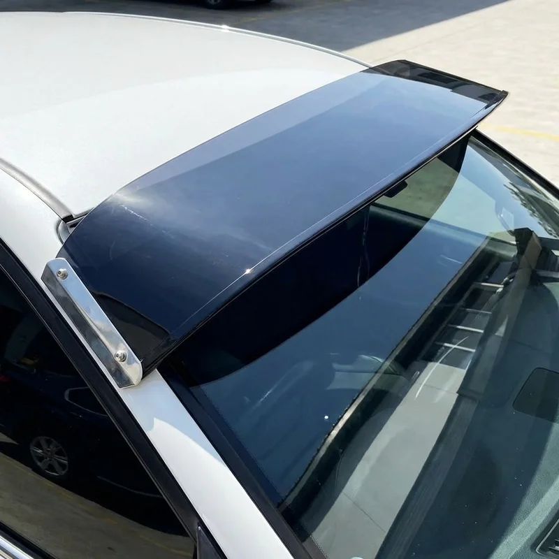 Peterbilt 367 Solid Acrylic Windscreen Sunvisor (2008 - 2022) - 1