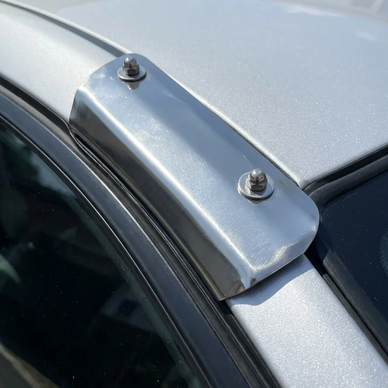 Peterbilt 376 Sunvisor Mounting Bracket Kit (1988 - 1999) - 1