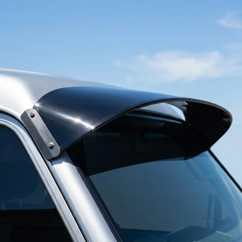 Peterbilt 379 Solid Acrylic Windscreen Sunvisor (1987 - 2007) - 1