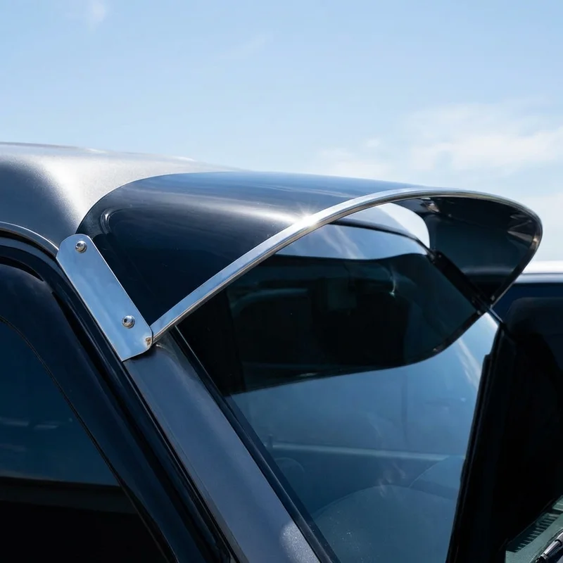 Peterbilt 382 Solid Acrylic Windscreen Sunvisor (2011 - 2017) - 1