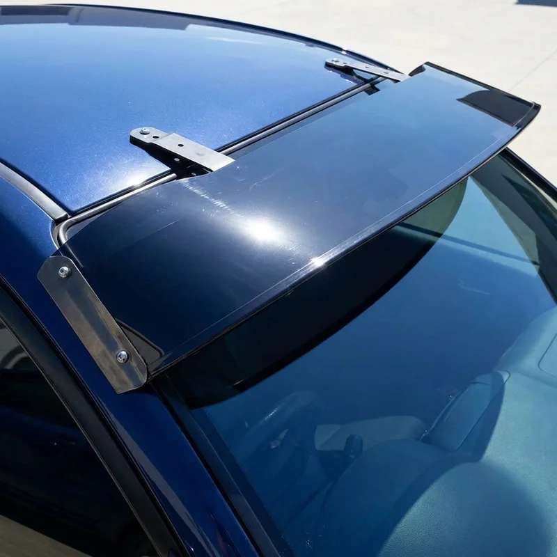 Peterbilt 385 Solid Acrylic Windscreen Sunvisor (1995 - 2008) - 1