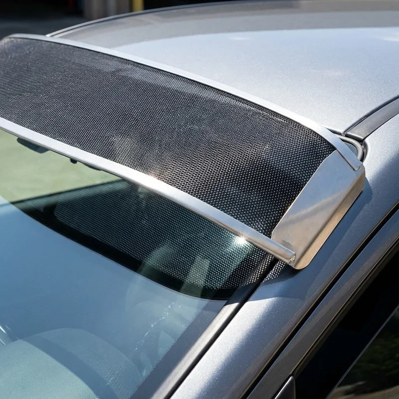 Peterbilt 386 Mesh Windscreen Sunvisor (2006 - 2016) - 1