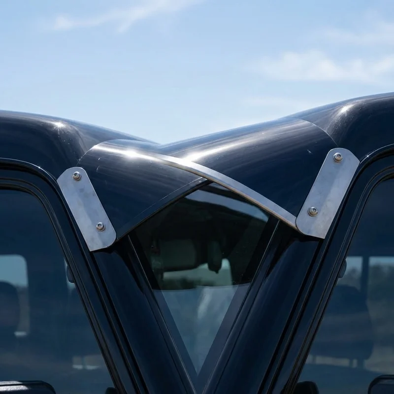 Peterbilt 389 Solid Acrylic Windscreen Sunvisor (2008 - 2022) - 1