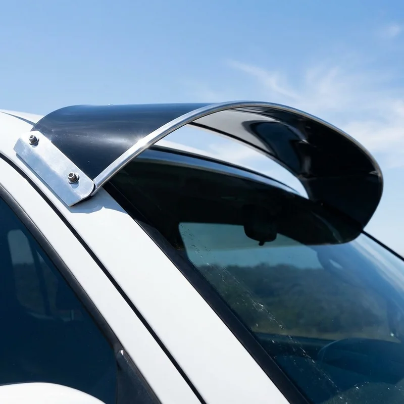 Peterbilt 567 Solid Acrylic Windscreen Sunvisor (2014 - 2022) - 1