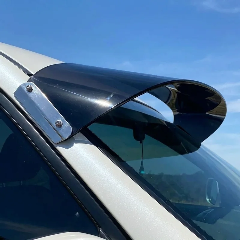 Peterbilt 587 Solid Acrylic Windscreen Sunvisor (2011 - 2018) - 1
