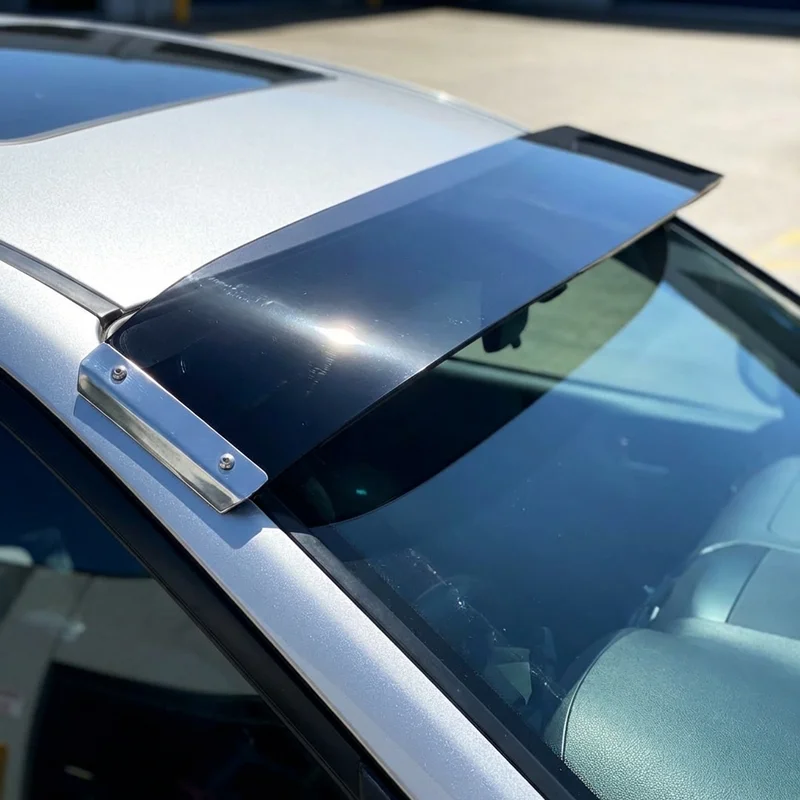 Peugeot 405 Solid Acrylic Windscreen Sunvisor (1989 - 1999) - 1