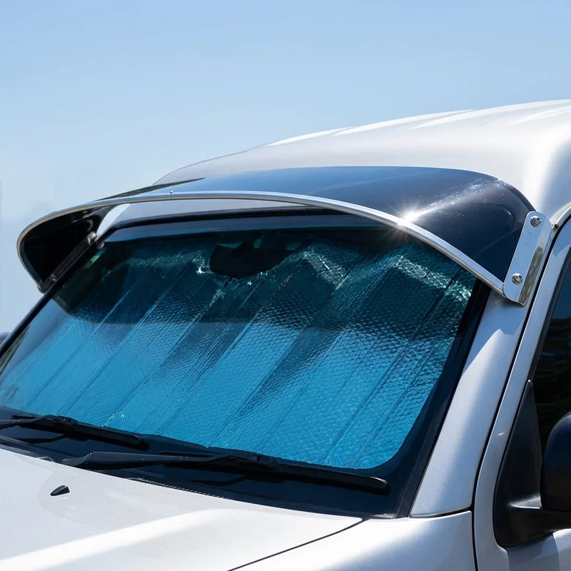 Peugeot 607 Solid Acrylic Windscreen Sunvisor (2002 - 2008) - 1