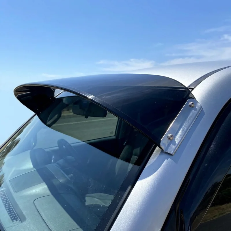 Plymouth Arrow Pickup Solid Acrylic Windscreen Sunvisor (1979 - 1982) - 1