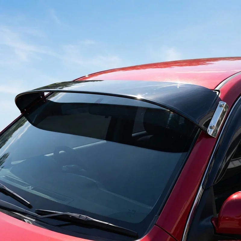 Plymouth Duster Solid Acrylic Windscreen Sunvisor (1970 - 1976) - 1