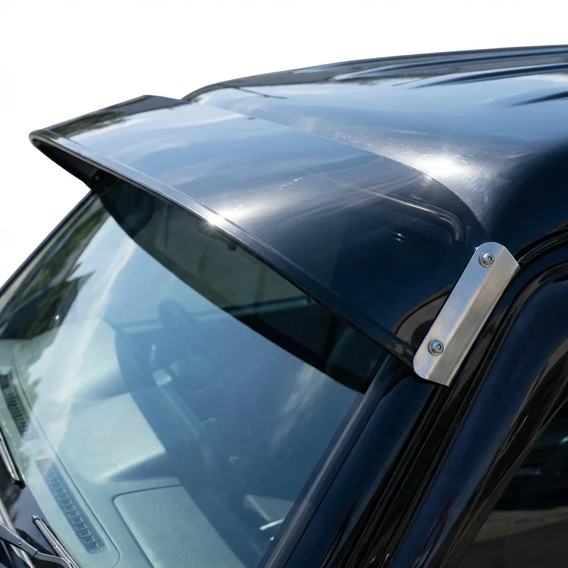 Plymouth Expo Solid Acrylic Windscreen Sunvisor (1987 - 1989) - 1