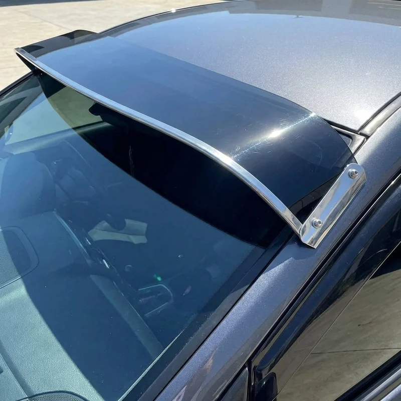 Plymouth PB100 Van Solid Acrylic Windscreen Sunvisor (1974 - 1974) - 1