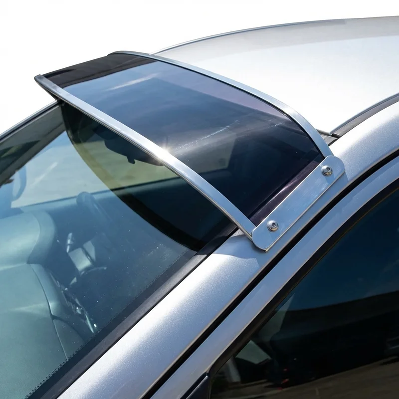 Plymouth Sundance Solid Acrylic Windscreen Sunvisor (1987 - 1994) - 1