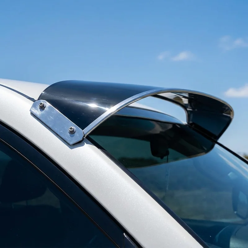 Pontiac Acadian Solid Acrylic Windscreen Sunvisor (1976 - 1987) - 1