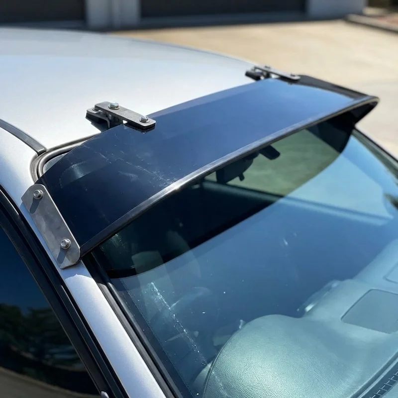 Pontiac Catalina Solid Acrylic Windscreen Sunvisor (1958 - 1981) - 1