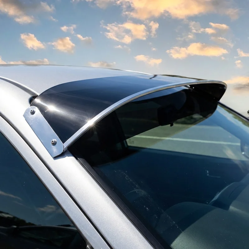 Pontiac Grand Safari Solid Acrylic Windscreen Sunvisor (1971 - 1978) - 1