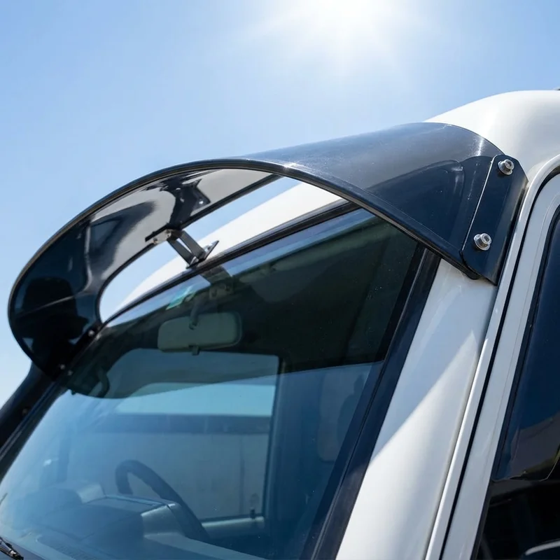 Pontiac Pathfinder Solid Acrylic Windscreen Sunvisor (1958 - 1958) - 1