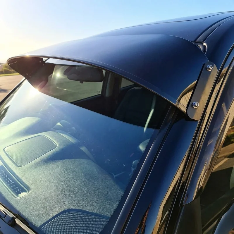 Pontiac Strato Chief Solid Acrylic Windscreen Sunvisor (1958 - 1958) - 1