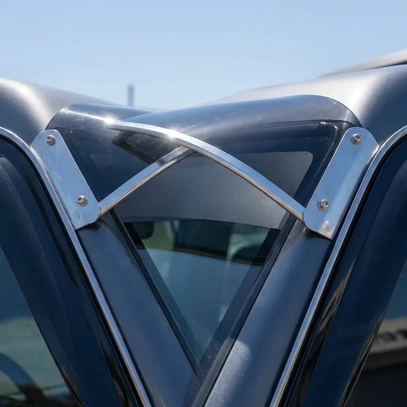 Ram 5500 Solid Acrylic Windscreen Sunvisor (2011 - 2024) - 1