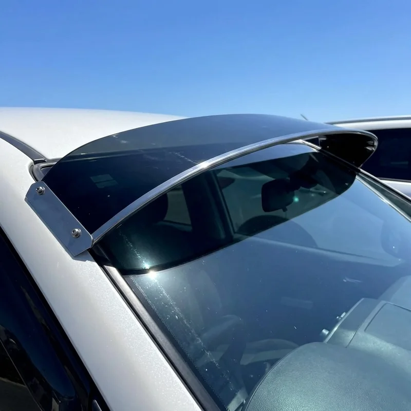 Renault Caravelle Solid Acrylic Windscreen Sunvisor (1964 - 1967) - 1