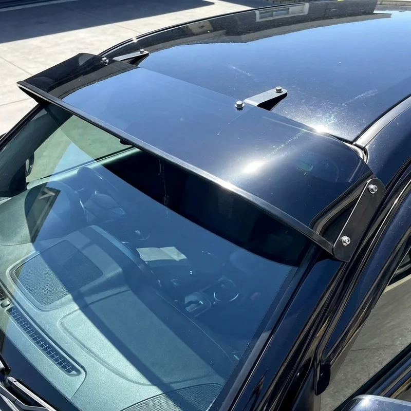 Renault Clio Solid Acrylic Windscreen Sunvisor (2002 - 2005) - 1