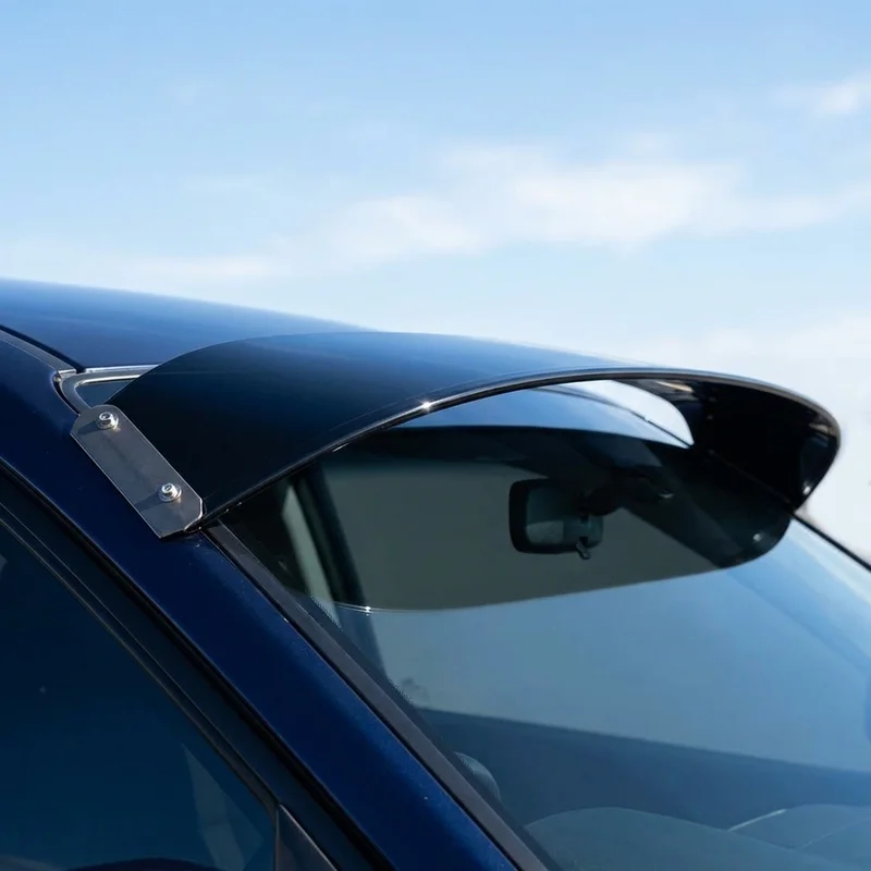 Renault R8 Solid Acrylic Windscreen Sunvisor (1963 - 1967) - 1