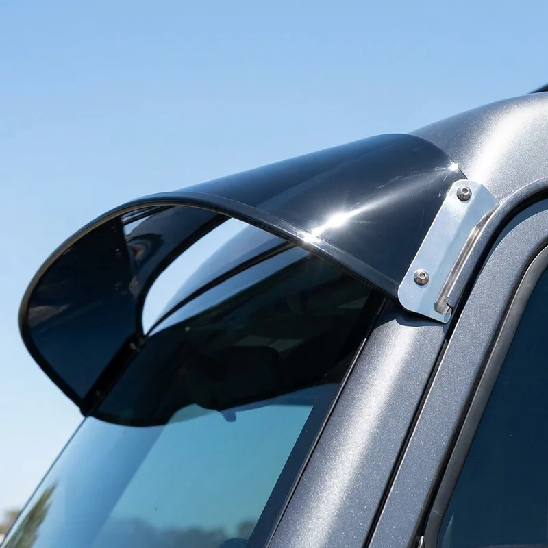 Rivian R1S vientisas akrilinis priekinio stiklo skydelis (2022 - 2025) - 1