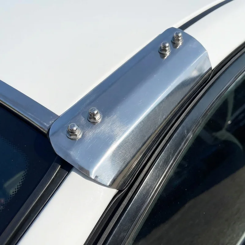 Saab Sonett Sunvisor Mounting Bracket Kit (1967 - 1974) - 1