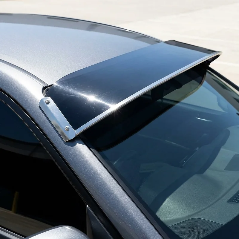 Simca 1204 Solid Acrylic Windscreen Sunvisor (1969 - 1971) - 1