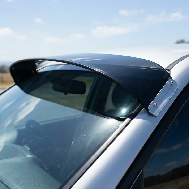 SsangYong Rexton Solid Acrylic Windscreen Sunvisor (2005 - 2005) - 1