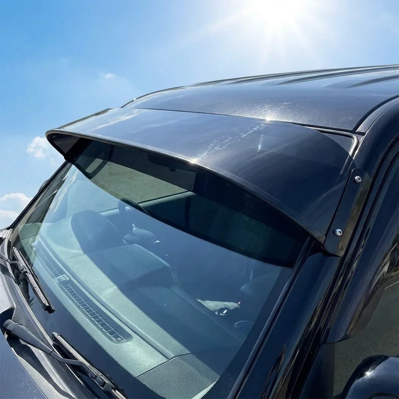 Sterling Truck Acterra Solid Acrylic Windscreen Sunvisor (2003 - 2009) - 1