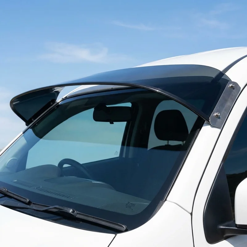 Subaru FE Solid Acrylic Windscreen Sunvisor (1979 - 1979) - 1