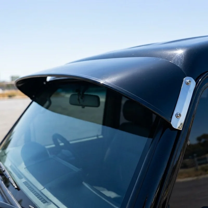 Sunbeam Alpine Solid Acrylic Windscreen Sunvisor (1968 - 1973) - 1