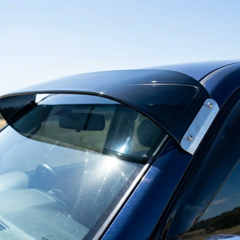 Tesla X Solid Acrylic Windscreen Sunvisor (2019 - 2024) - 1