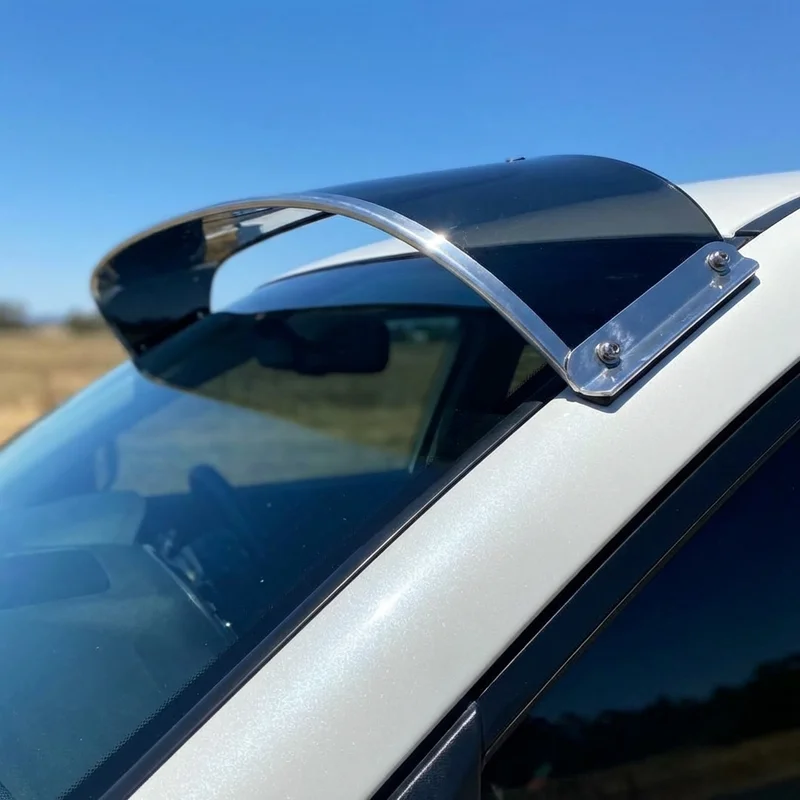 Tesla Y Solid Akryl Solskærm til Forrude (2020 - 2025) - 1