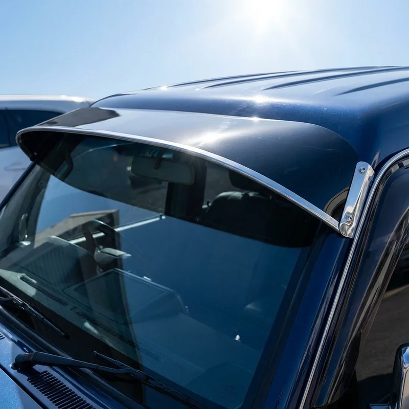 Tiffin Allegro Red 340 Solid Acrylic Windscreen Sunvisor (2019 - 2023) - 1