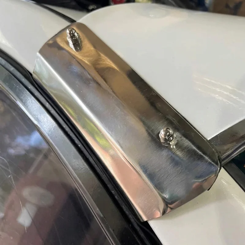 Toyota Corona Sunvisor Mounting Bracket Kit (1967 - 1982) - 1