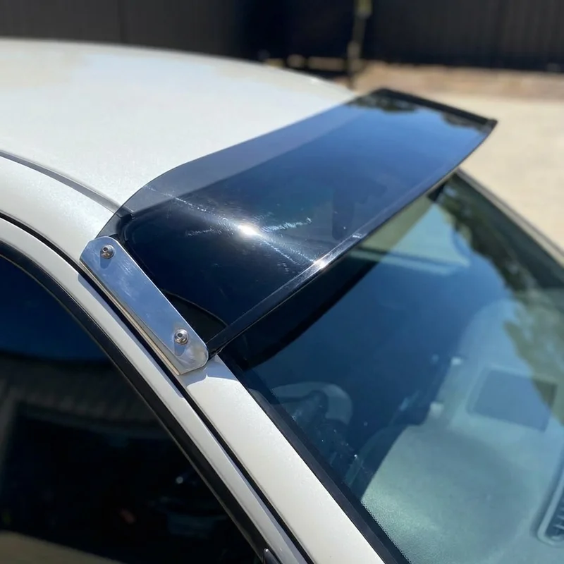 Volkswagen 411 Solid Acrylic Windscreen Sunvisor (1971 - 1973) - 1