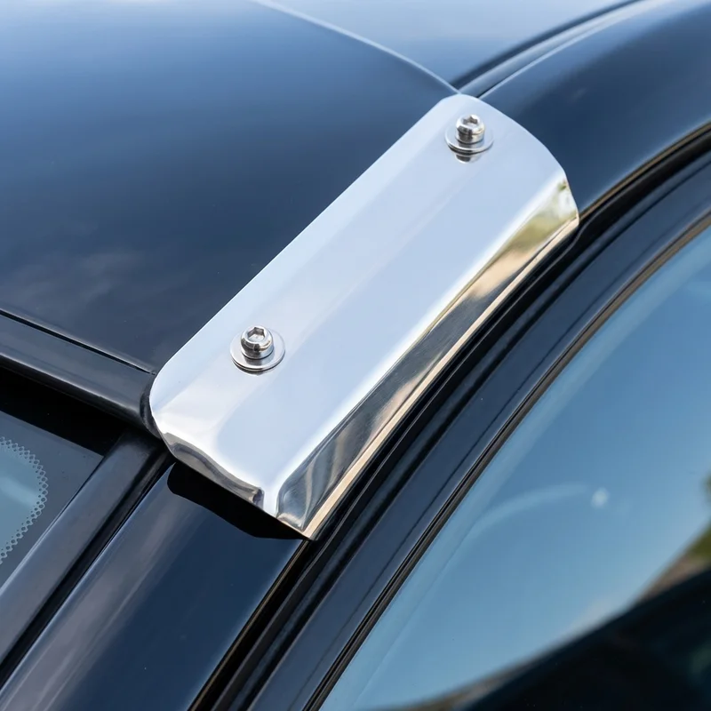 Volkswagen Beetle Cabrio Sunvisor Mounting Bracket Kit (2010 - 2011) - 1