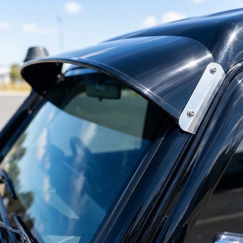 Volkswagen Corsar Solid Acrylic Windscreen Sunvisor (1984 - 1988) - 1