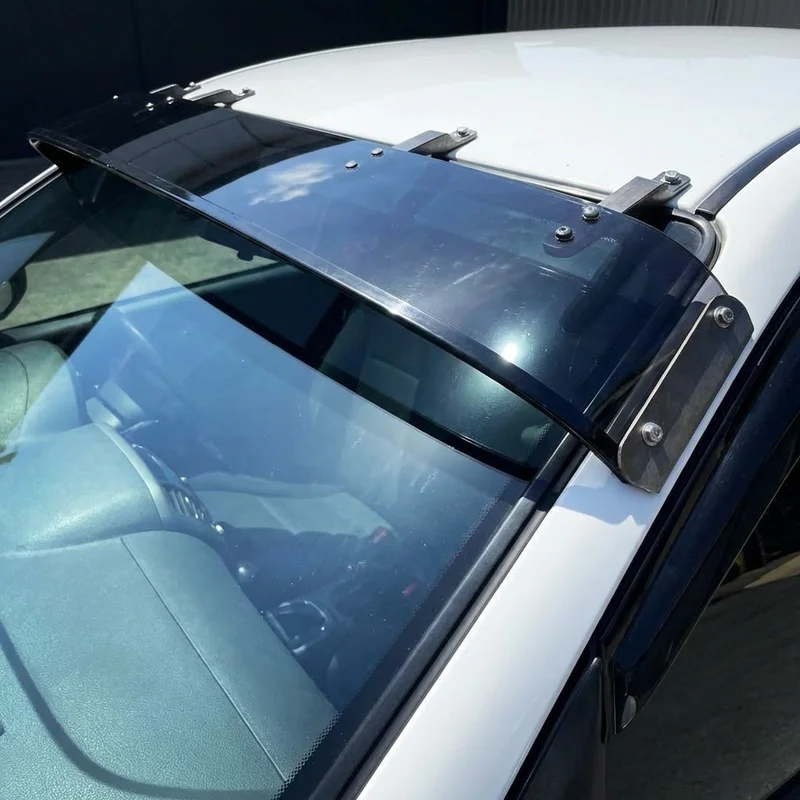 Volkswagen Dasher Solid Acrylic Windscreen Sunvisor (1974 - 1981) - 1