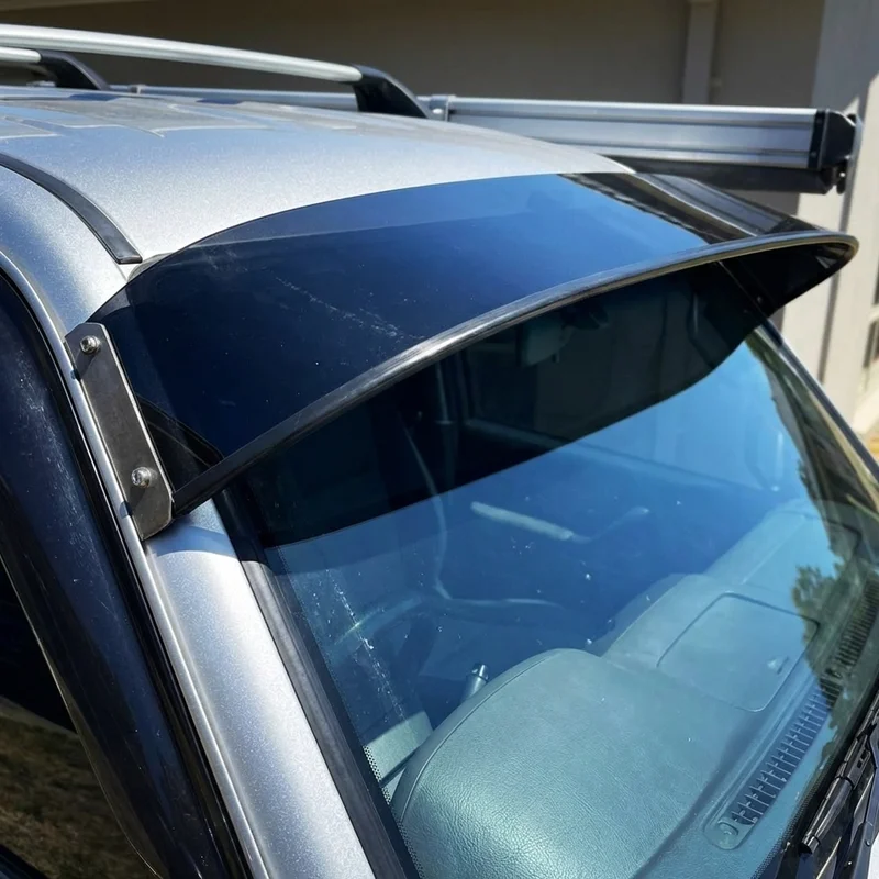 Volkswagen Rabbit Convertible Solid Acrylic Windscreen Sunvisor (1980 - 1984) - 1