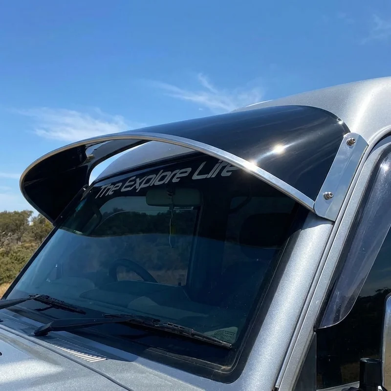 Volkswagen Squareback Solid Acrylic Windscreen Sunvisor (1966 - 1973) - 1