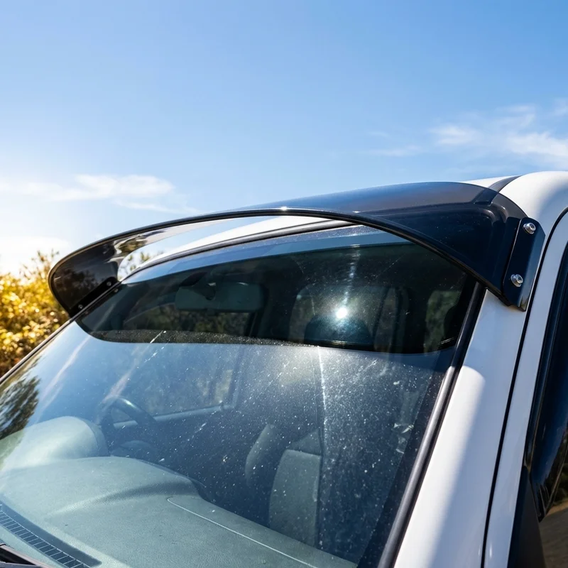 Volkswagen Vanagon Solid Acrylic Windscreen Sunvisor (1980 - 1991) - 1