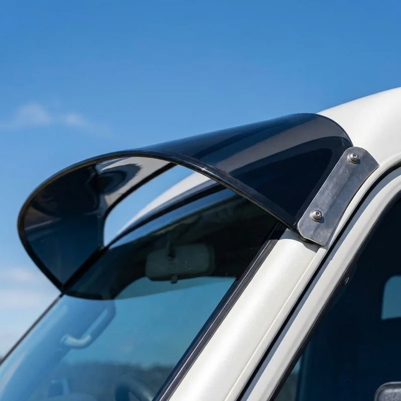 Volvo 242 Solid Acrylic Windscreen Sunvisor (1975 - 1984) - 1