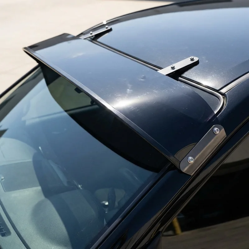 Volvo 244 Solid Acrylic Windscreen Sunvisor (1975 - 1989) - 1