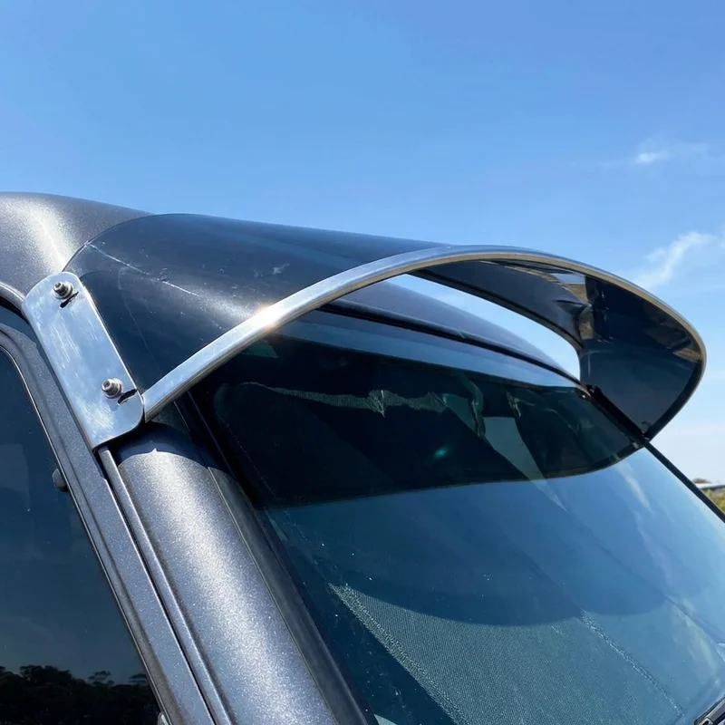 Volvo 265 solid akryl frontrute-solskjerm (1976 - 1981) - 1